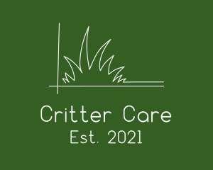 Minimalist Lawn Care  logo design