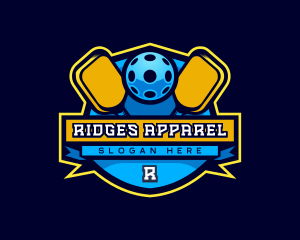 Pickleball Sports Apparel logo design