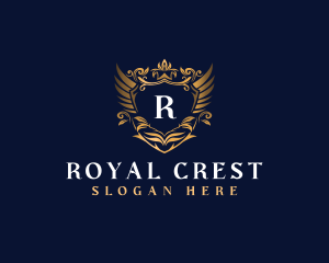 Crest Royal Crown logo design