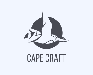 Cape - Goose Cape Hero logo design