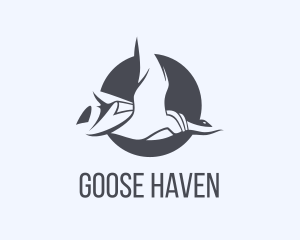 Goose - Goose Cape Hero logo design