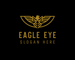 Gold Eagle Sigil logo design