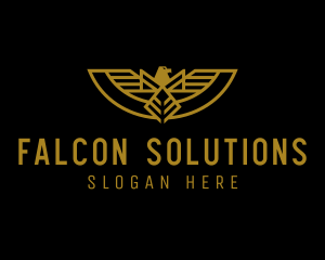 Gold Eagle Sigil logo design