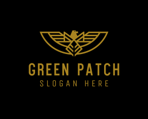 Patch - Gold Eagle Sigil logo design