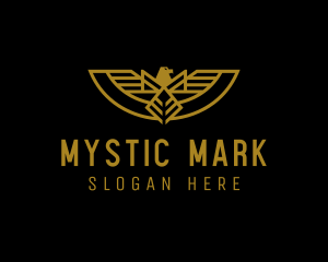 Gold Eagle Sigil logo design