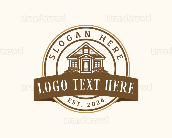 Real Estate Residential Builder Logo