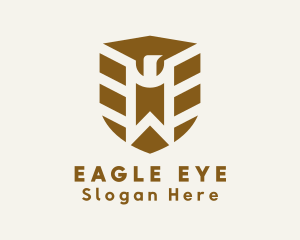 Eagle Shield Crest logo design