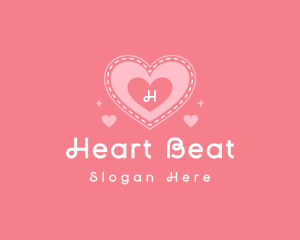 Playful Heart Love logo design