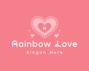 Playful Heart Love logo design