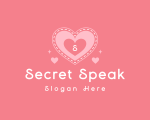 Playful Heart Love logo design