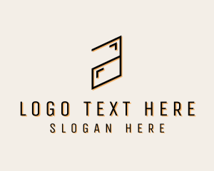 Modern Minimalist Letter A Logo