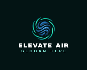 HVAC Air Cycle logo design