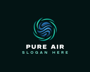 HVAC Air Cycle logo design