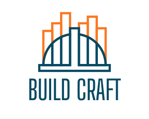 Builder Construction Hard Hat logo design