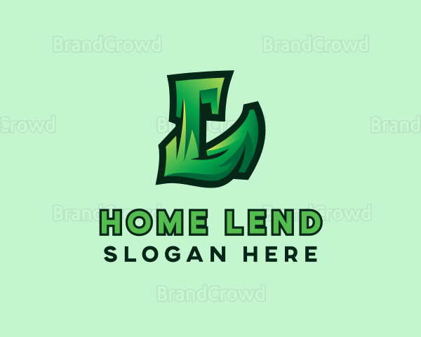 Green Urban Letter L Logo