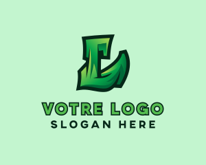 Green Urban Letter L  Logo