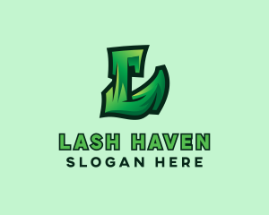 Green Urban Letter L  logo design