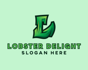 Green Urban Letter L  logo design