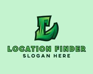 Green Urban Letter L  logo design