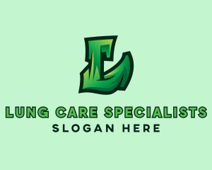 Green Urban Letter L  logo design