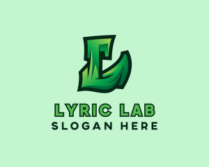 Green Urban Letter L  logo design