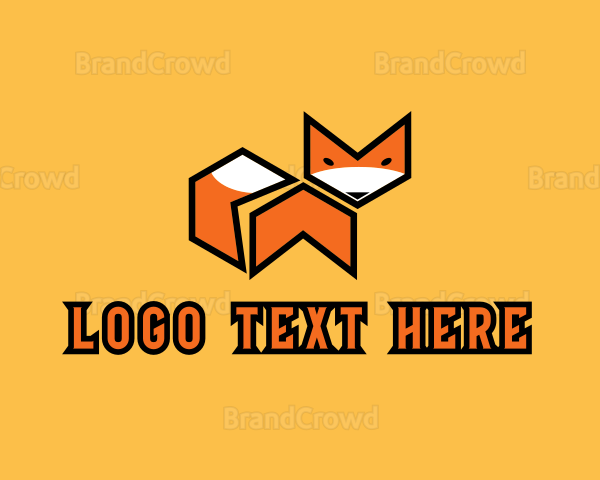 Geometric Fox Animal Logo