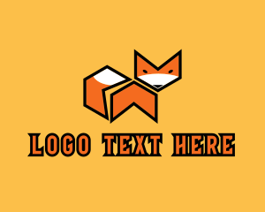 Esports - Geometric Fox Animal logo design