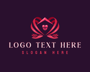 Organization - Heart House Hand logo design