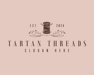 Seamstress Thread Needle logo design