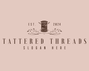 Seamstress Thread Needle logo design