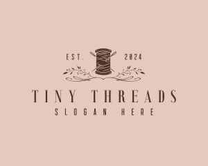 Seamstress Thread Needle logo design