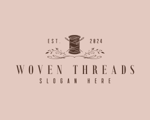 Seamstress Thread Needle logo design