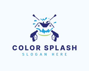 Sanitation Power Washing logo design