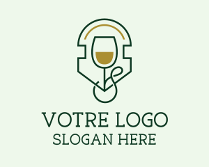 Wine Glass Tea Logo