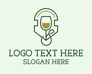 Wine Glass Tea Logo