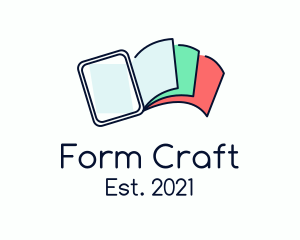 Form - Digital Book Pages logo design