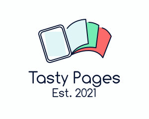 Digital Book Pages logo design