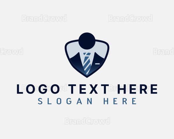 Corporate Suit Person Logo