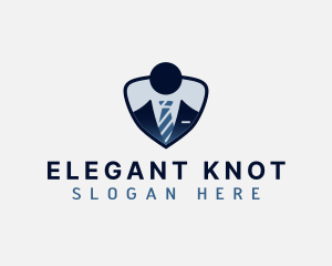 Corporate Suit Person logo design