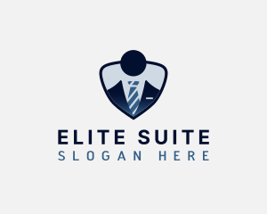 Corporate Suit Person logo design