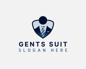 Corporate Suit Person logo design
