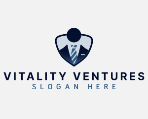 Person - Corporate Suit Person logo design