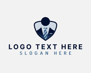 Necktie - Corporate Suit Person logo design