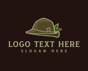 Headwear - Tyrolean Hat Costume logo design