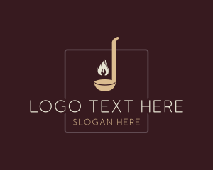 High End - Ladle Cooking Restaurant logo design