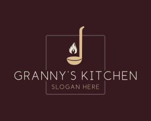 Ladle Cooking Restaurant logo design