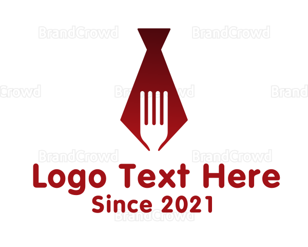 Necktie Fork Fine Dining Logo