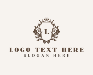 Royal Shield Wedding Event logo design