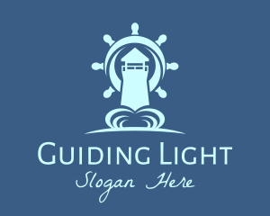 Lighthouse - Blue Sailor Lighthouse logo design