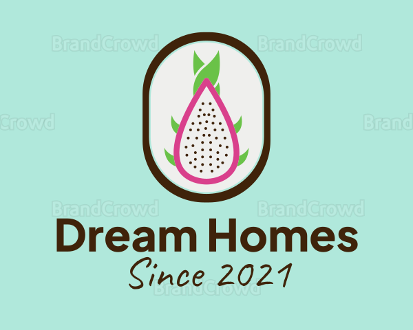 Dragon Fruit Badge Logo